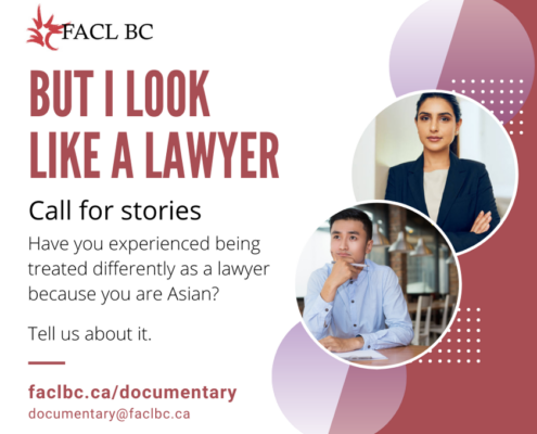 Cover image for new mini-documentary on Pan-Asian struggles in the BC Legal industry